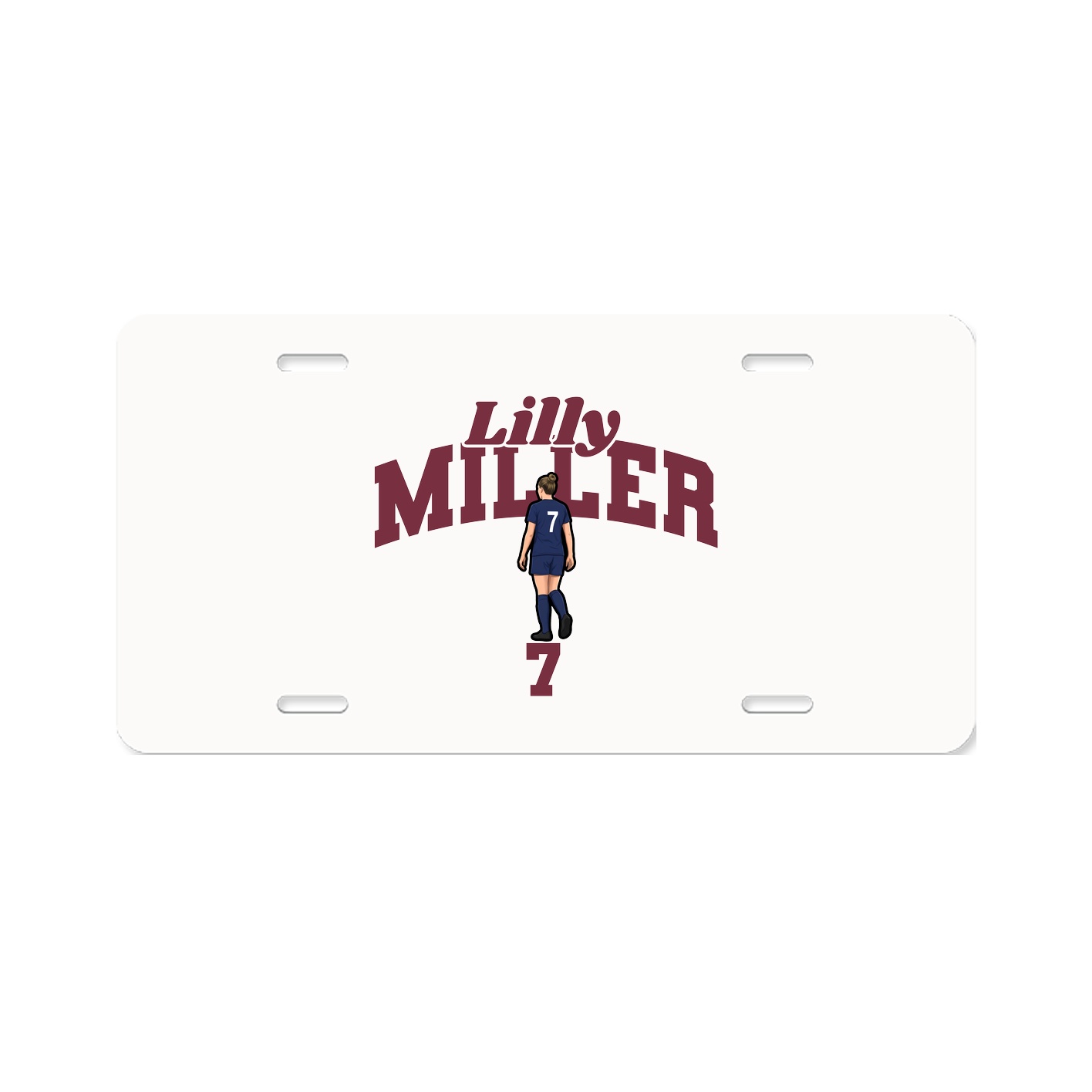 License Plate — Signature Arch in Classic