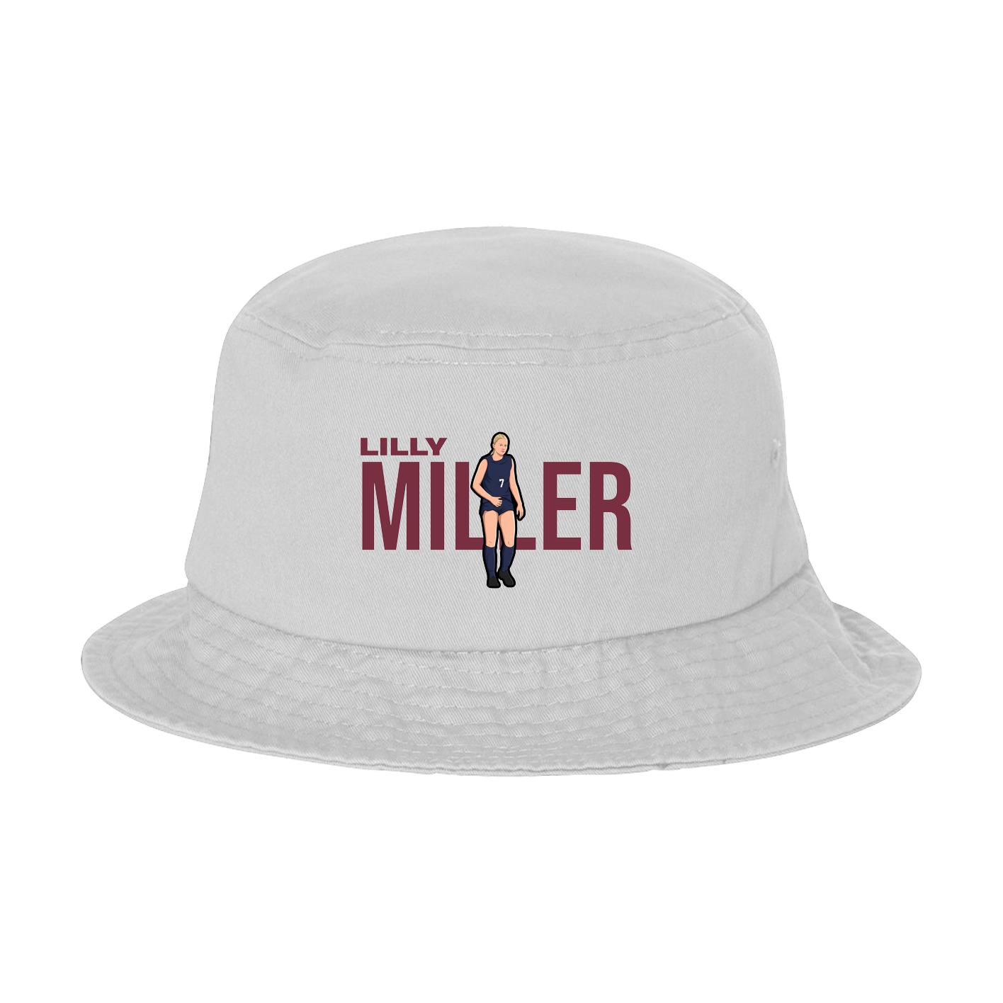 Bucket Cap — Player Name in White