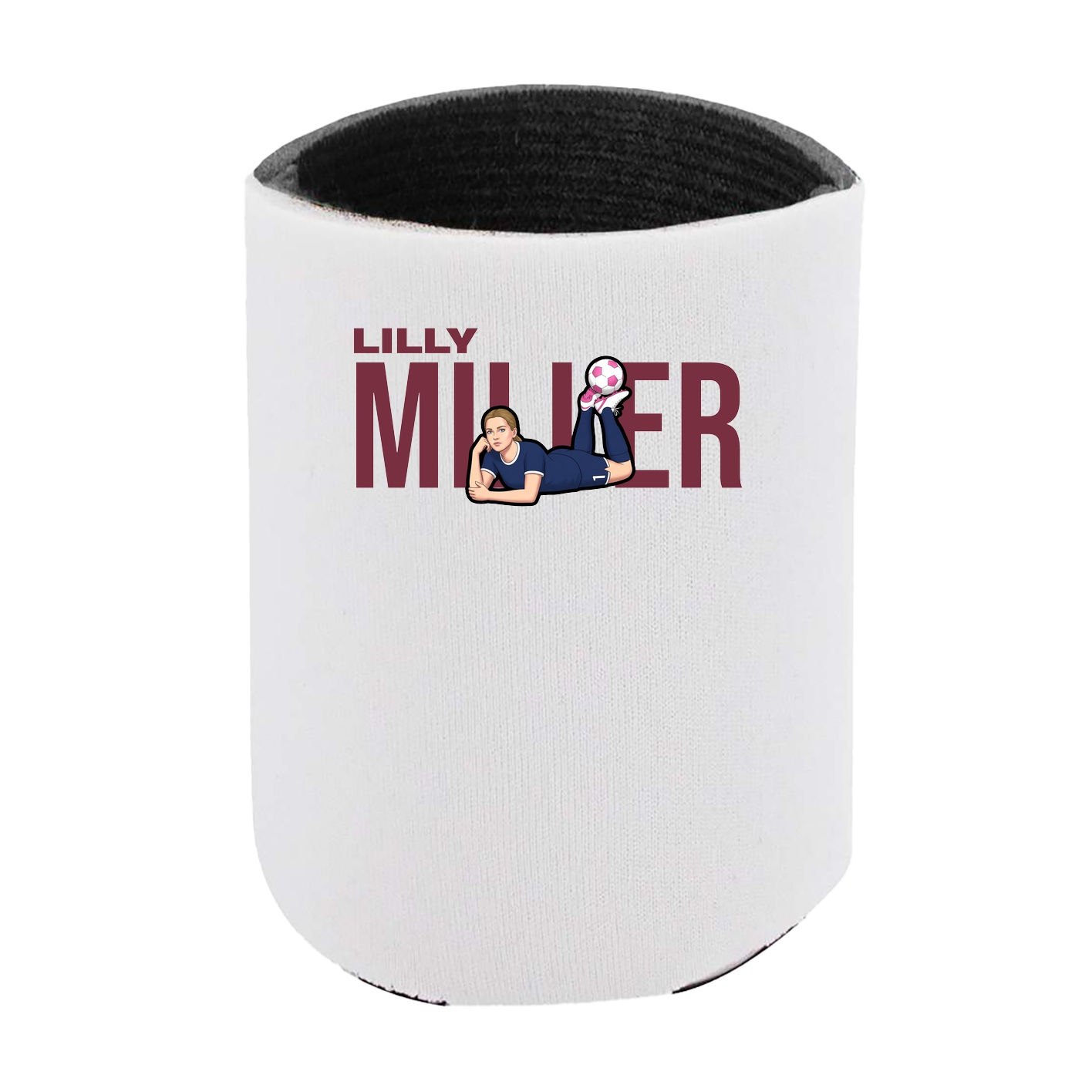 Can Holder — Player Name in White