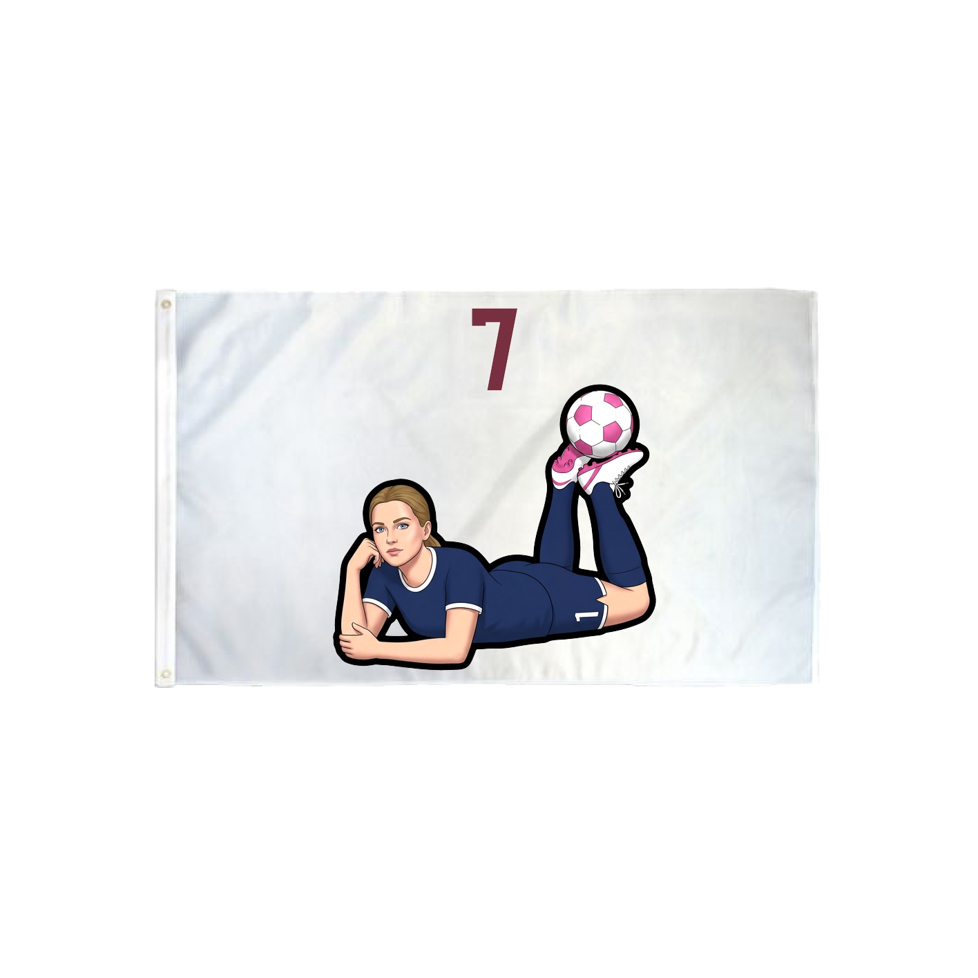 3x5 Flag — Number Top in Classic