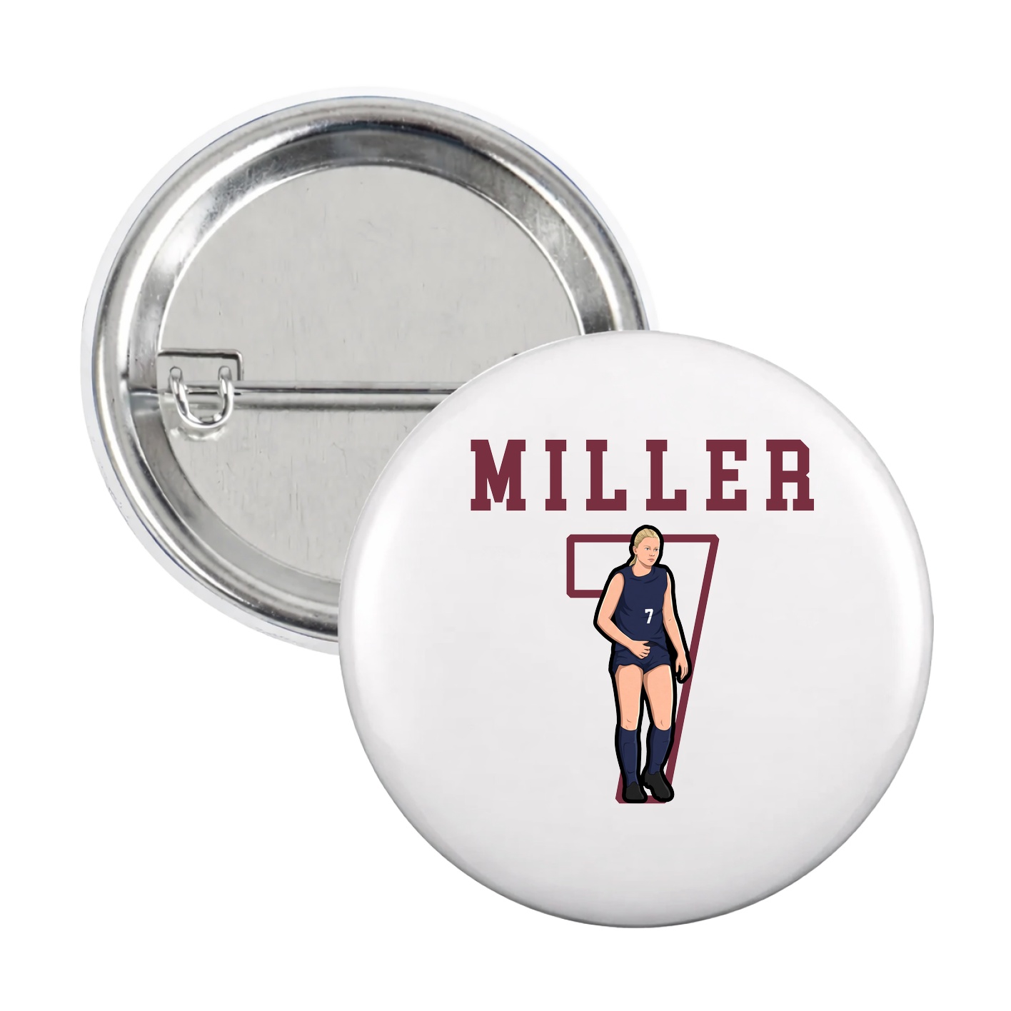 Game Day Button — Shirsey in White