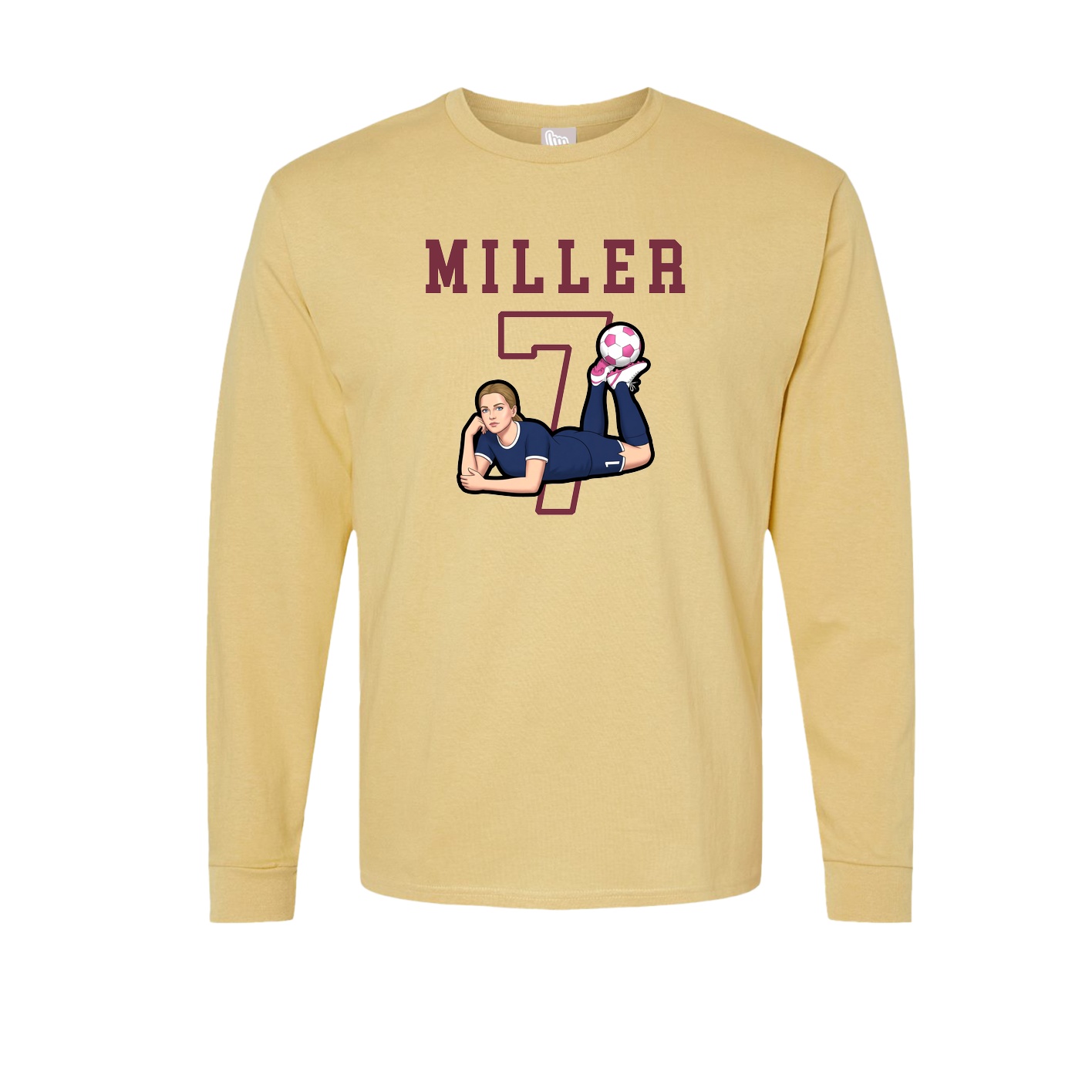 Long Sleeve Tee — Shirsey in Vegas Gold