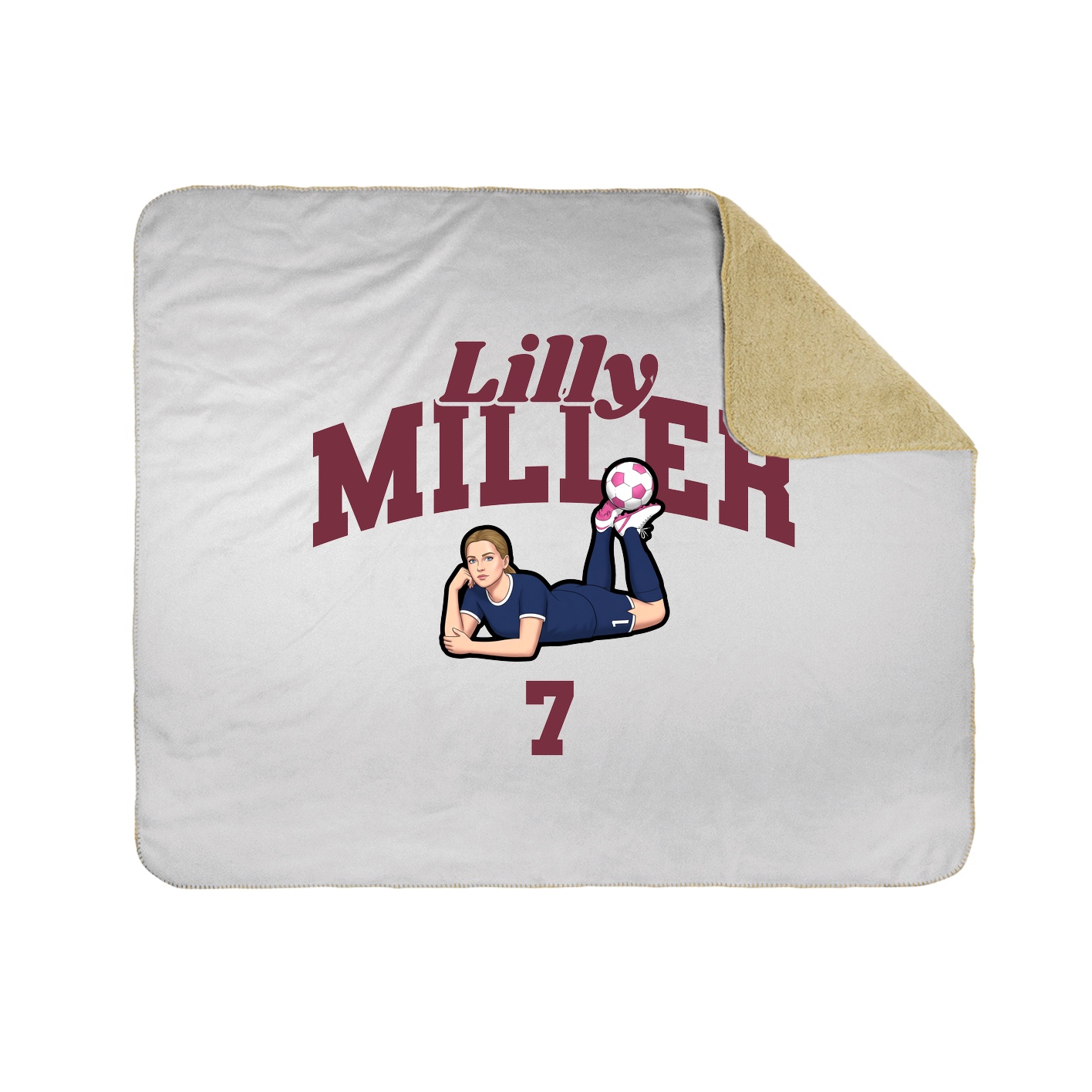 Throw Blanket — Signature Arch in White