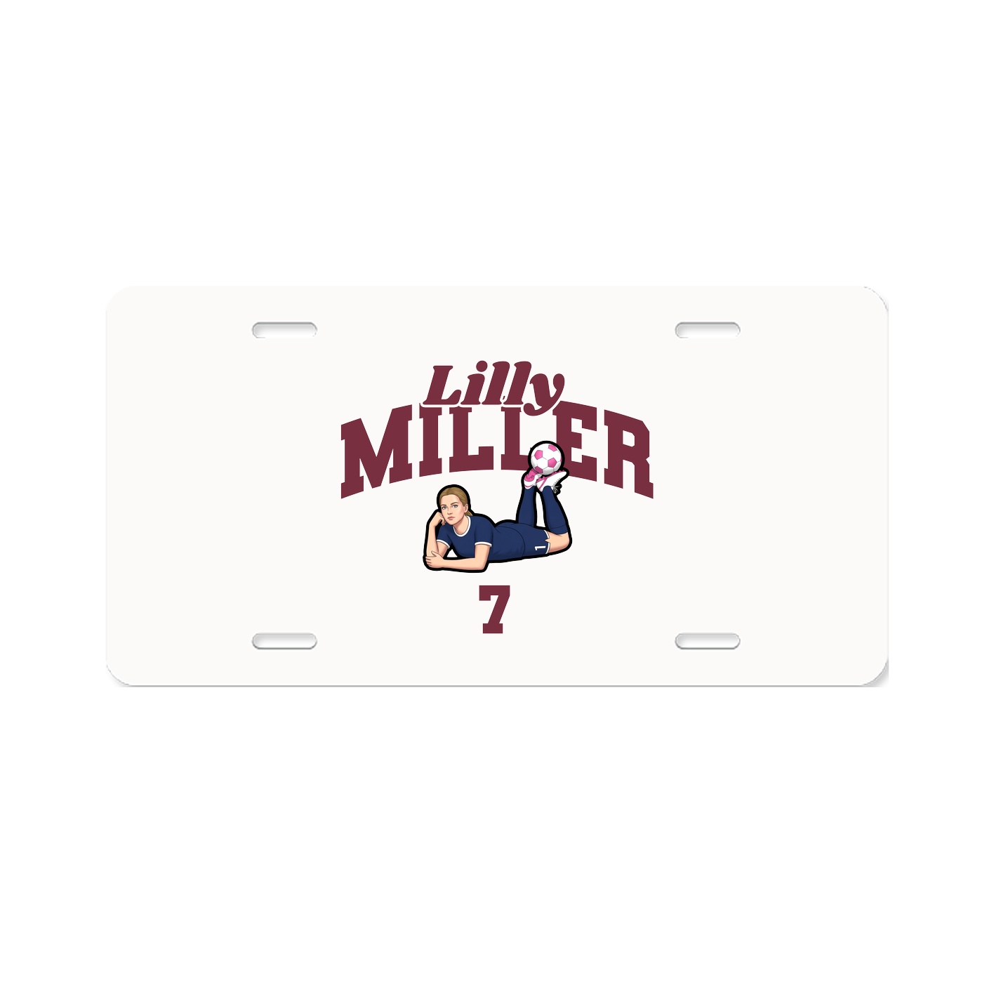 License Plate — Signature Arch in Classic