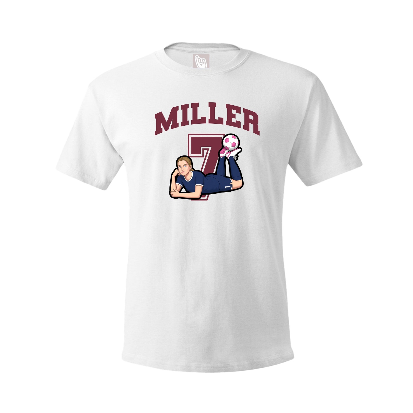 Tee — Number in White