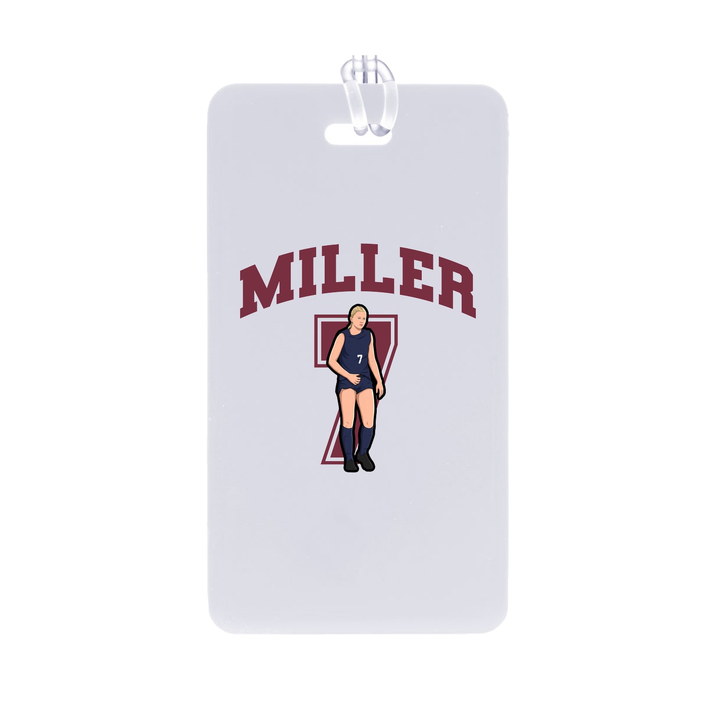 Bag Tag — Number in Classic