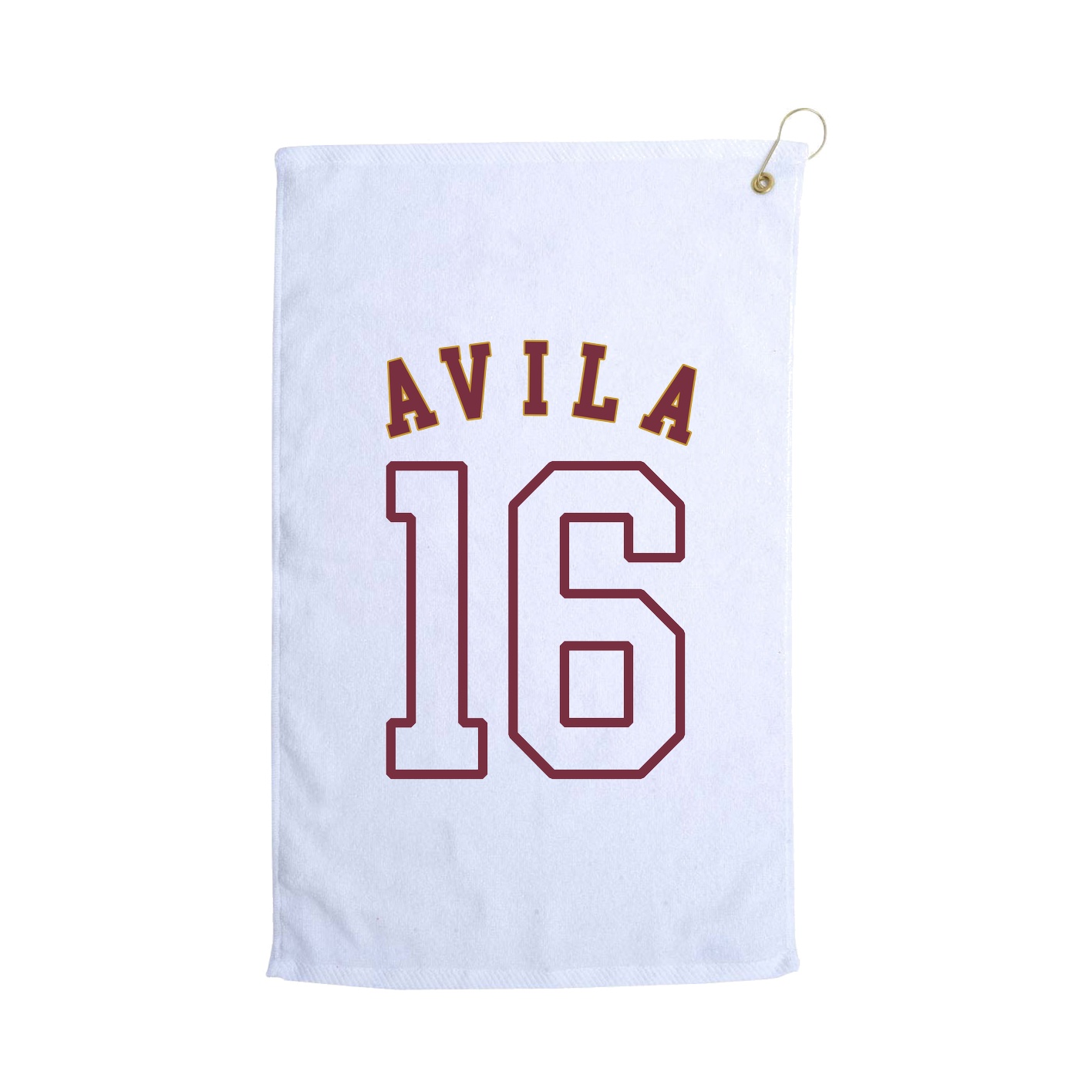Golf Towel — Shirsey Arch in White