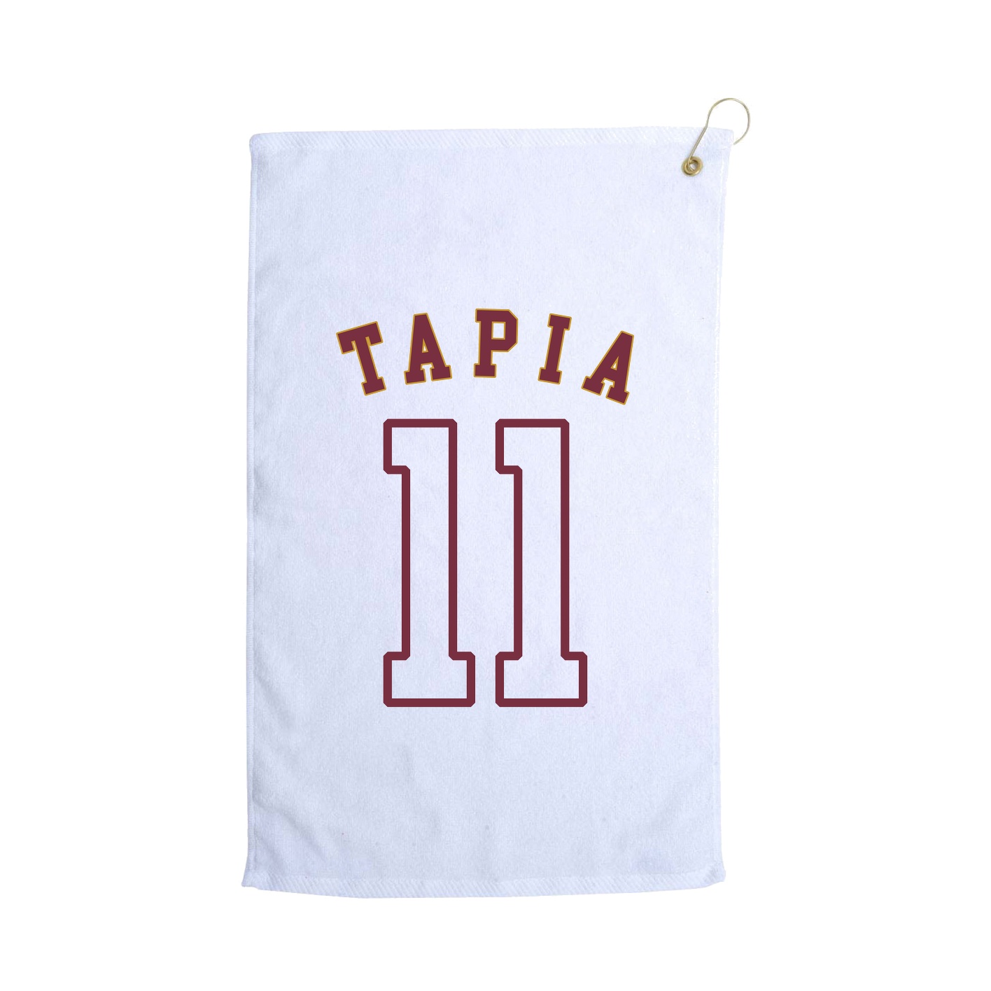Golf Towel — Shirsey Arch in White