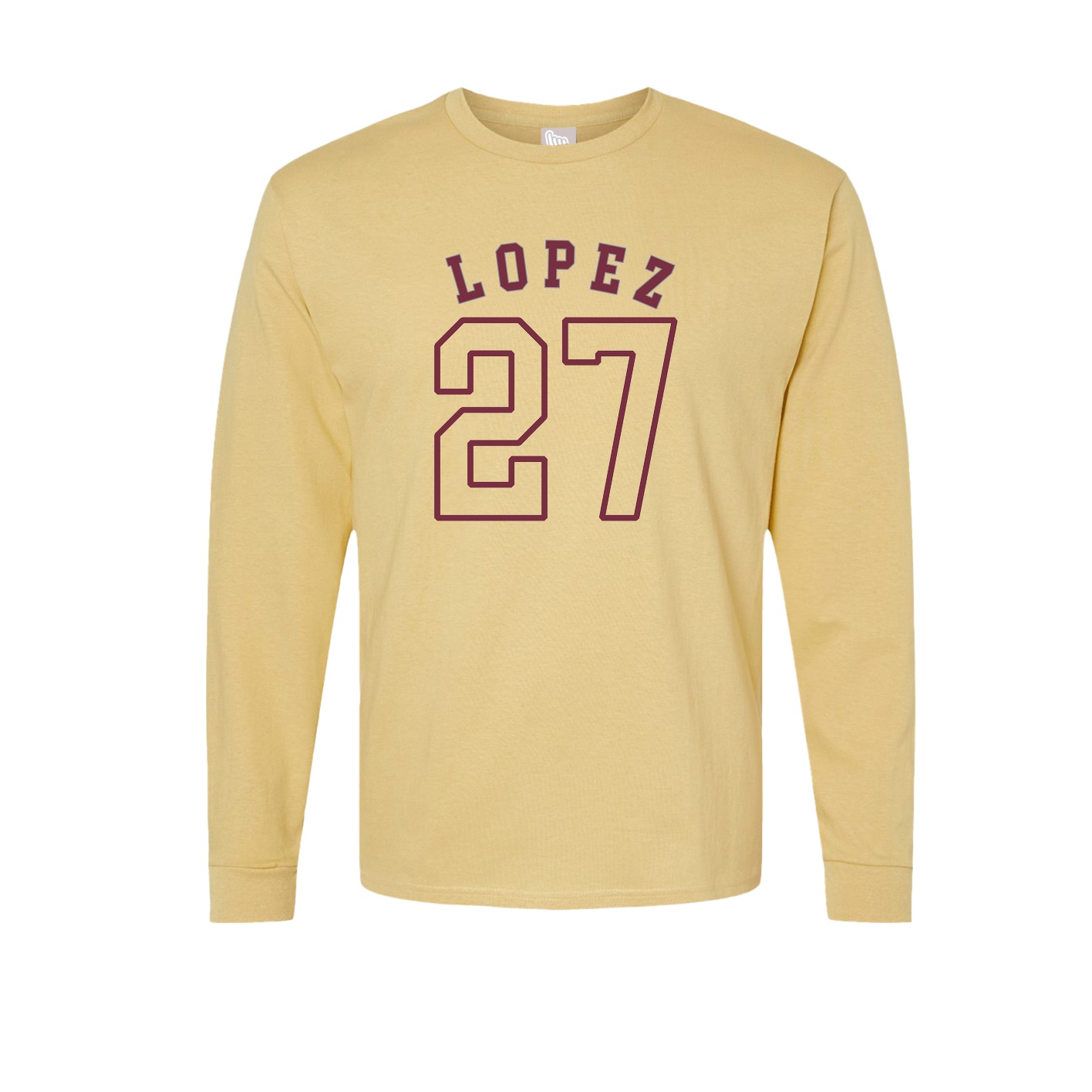 Long Sleeve Tee — Shirsey Arch in Vegas Gold