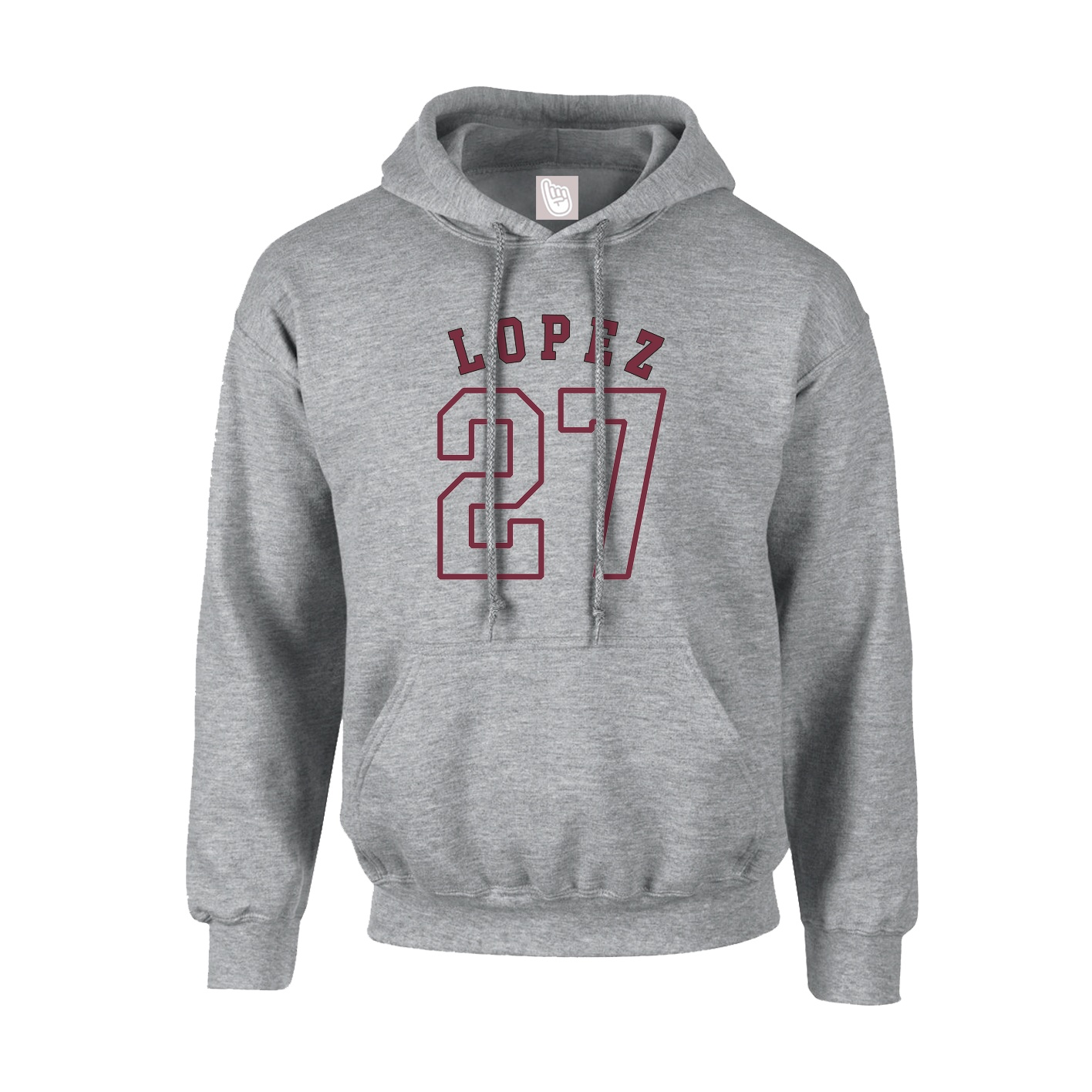 Youth Hoodie — Shirsey Arch in Grey