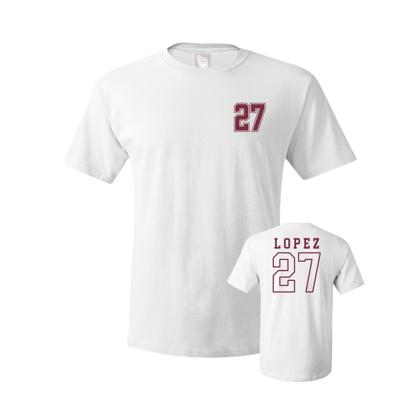 Tee — Chest Back in White