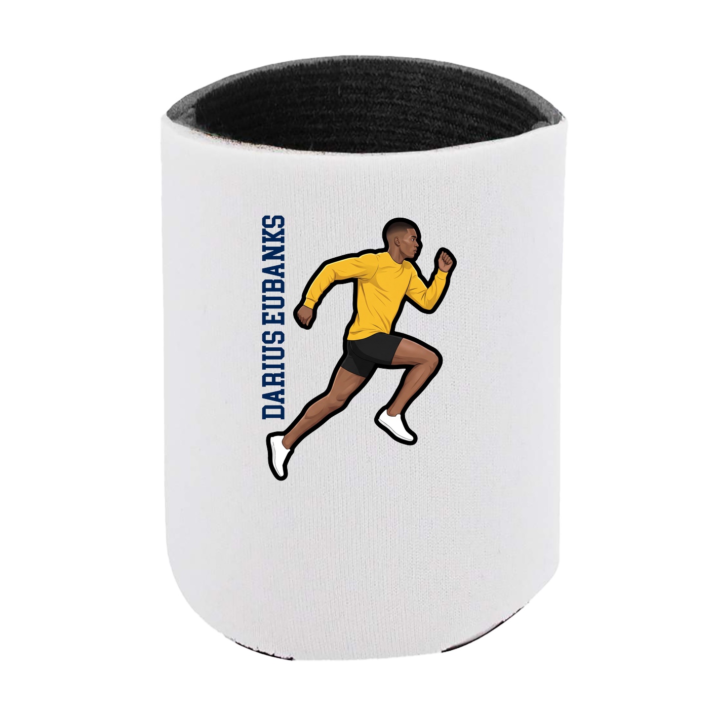 Can Holder — Name Vertical in White