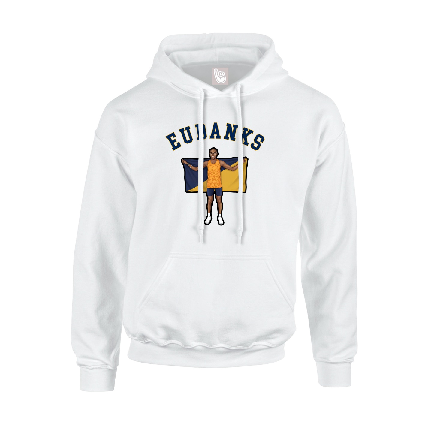 Hoodie — Shirsey Arch in White