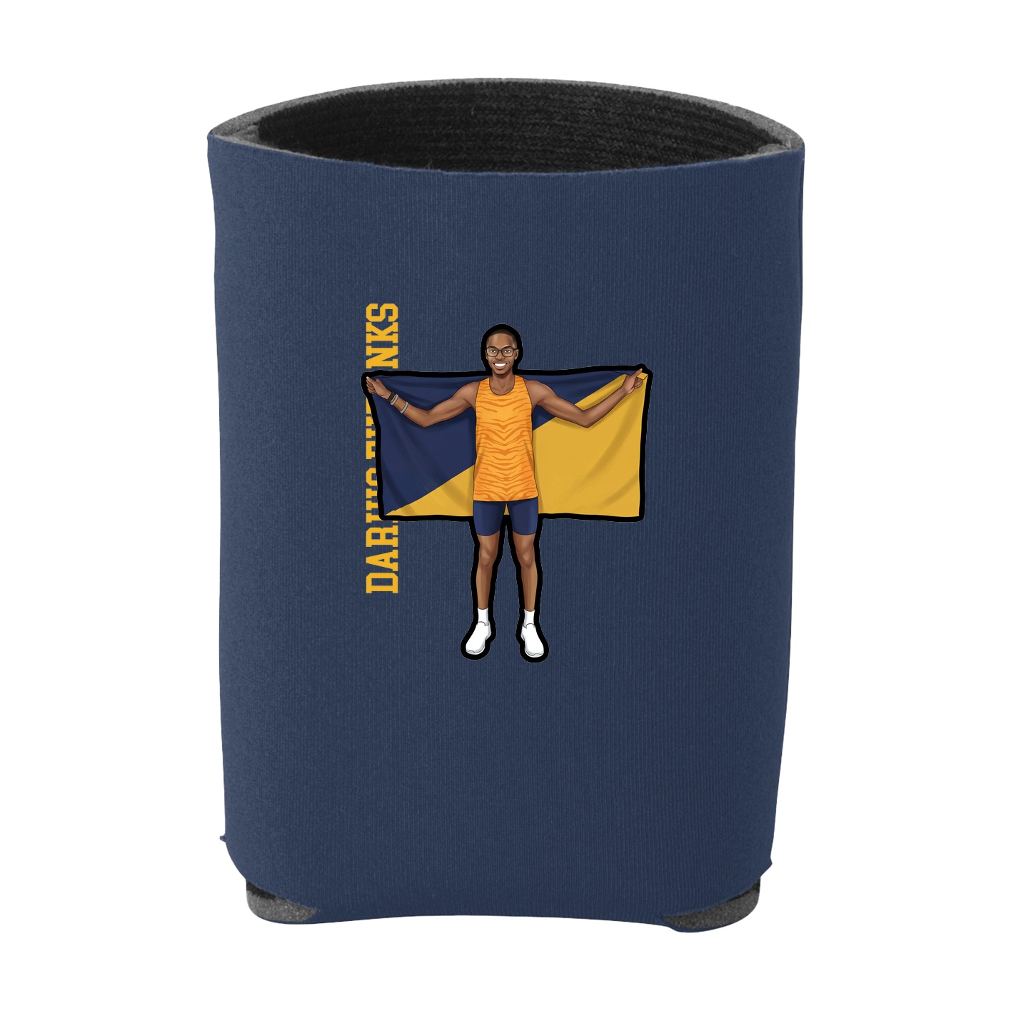 Can Holder — Name Vertical in Navy