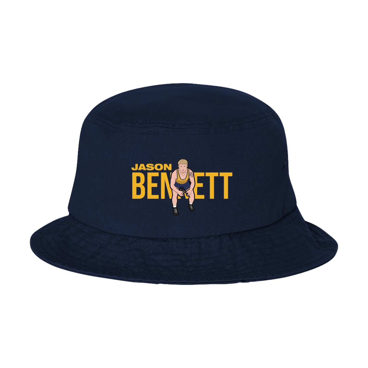 Bucket Cap — Player Name in Navy