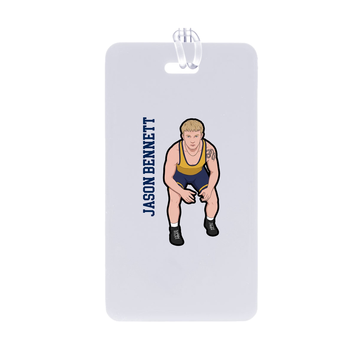Bag Tag — Name Vertical in Classic