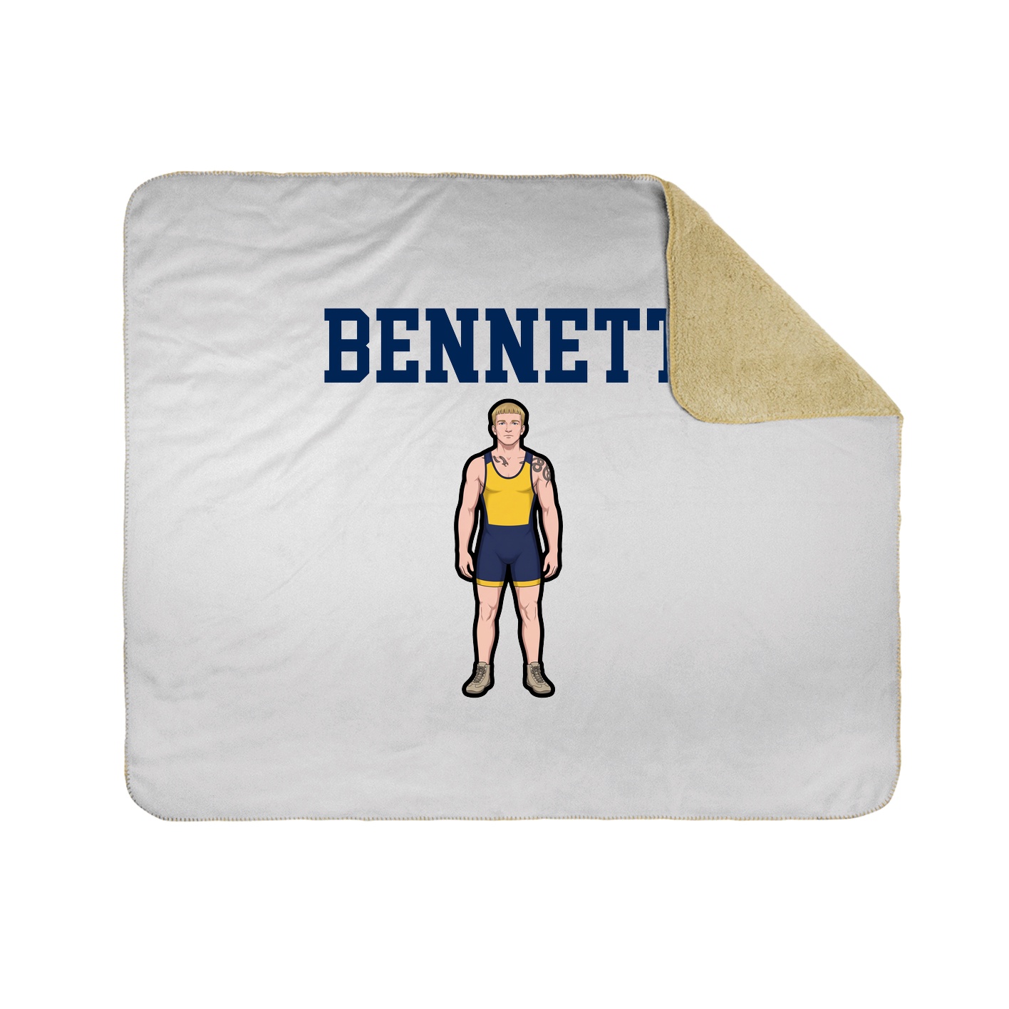 Throw Blanket — Shirsey in White