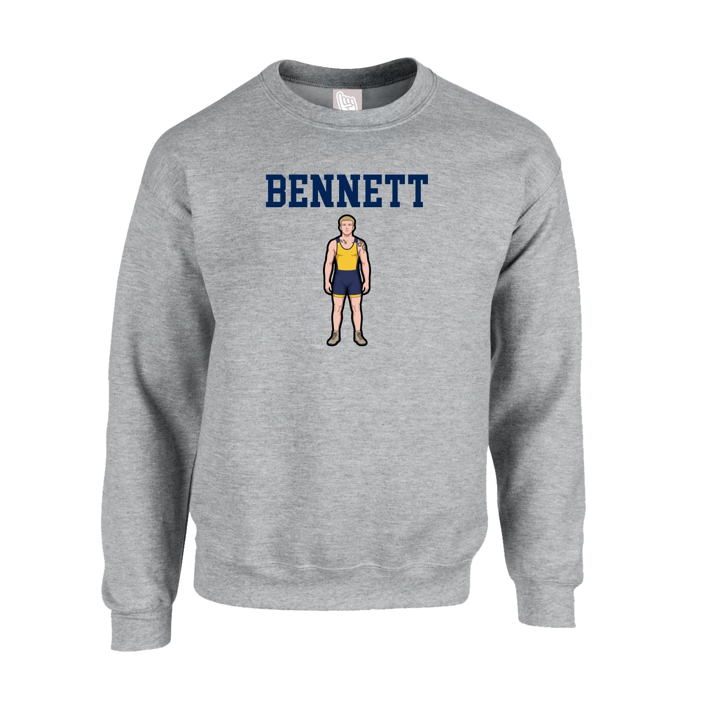 Fleece Crew — Shirsey in Grey
