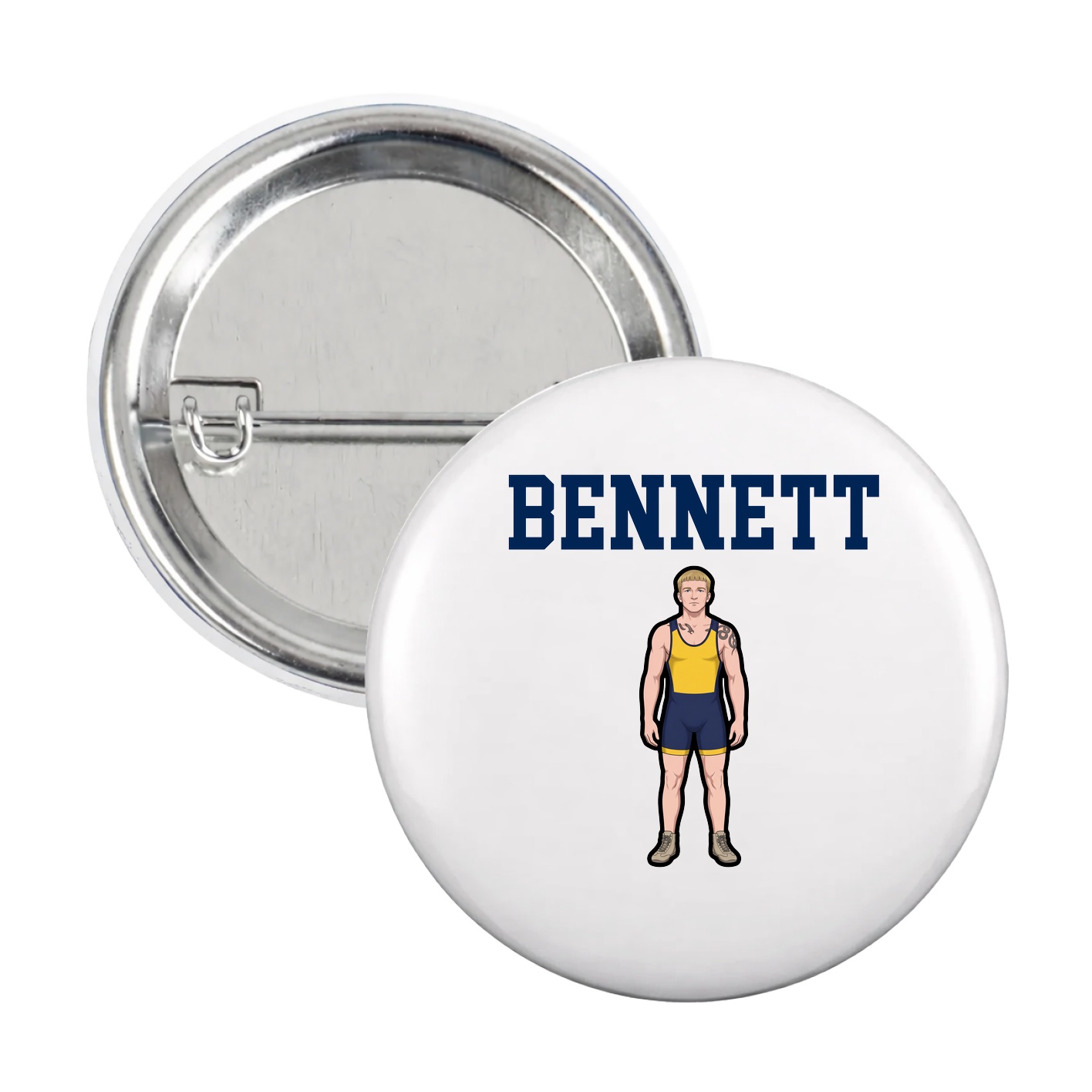 Game Day Button — Shirsey in White