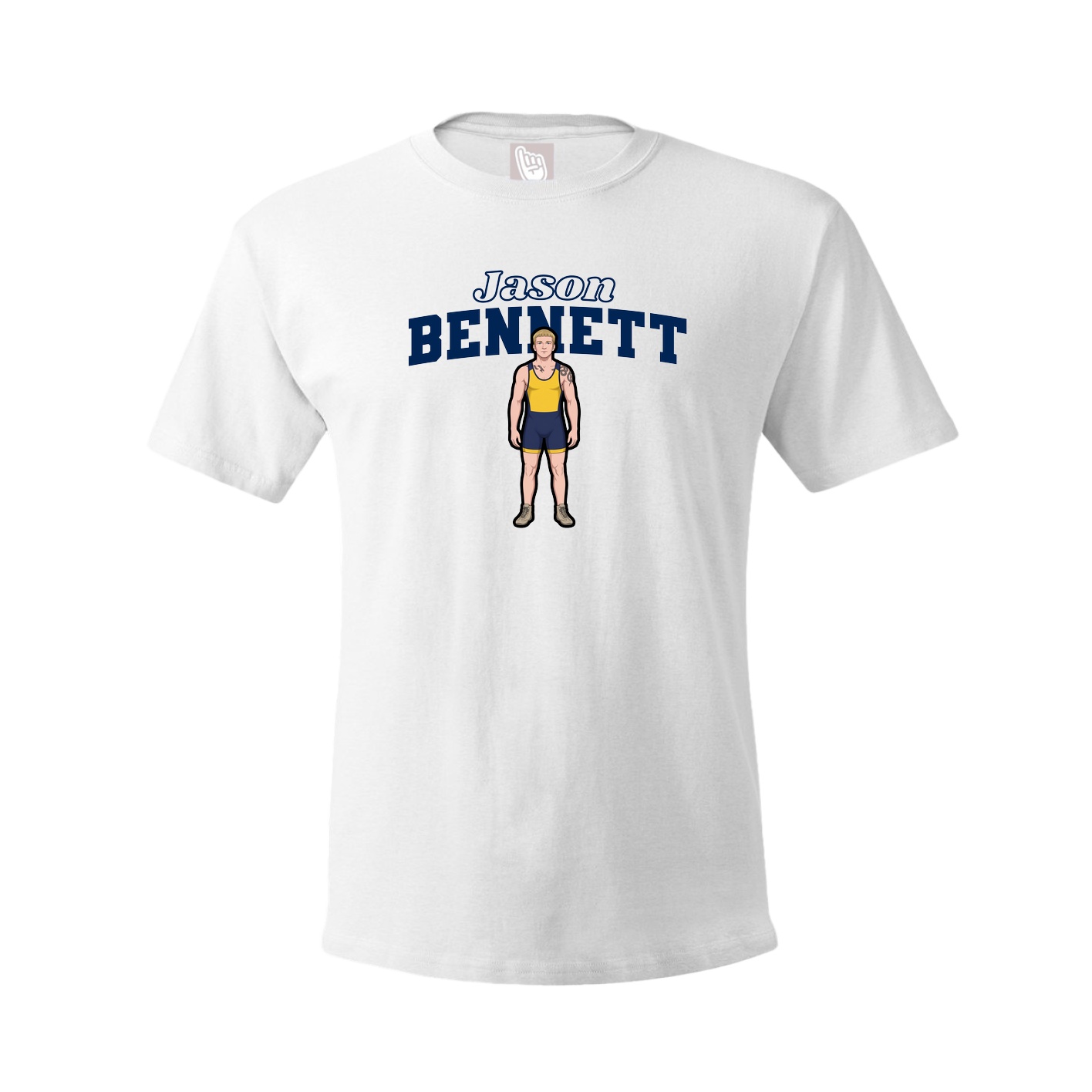 Tee — Name Arch in White