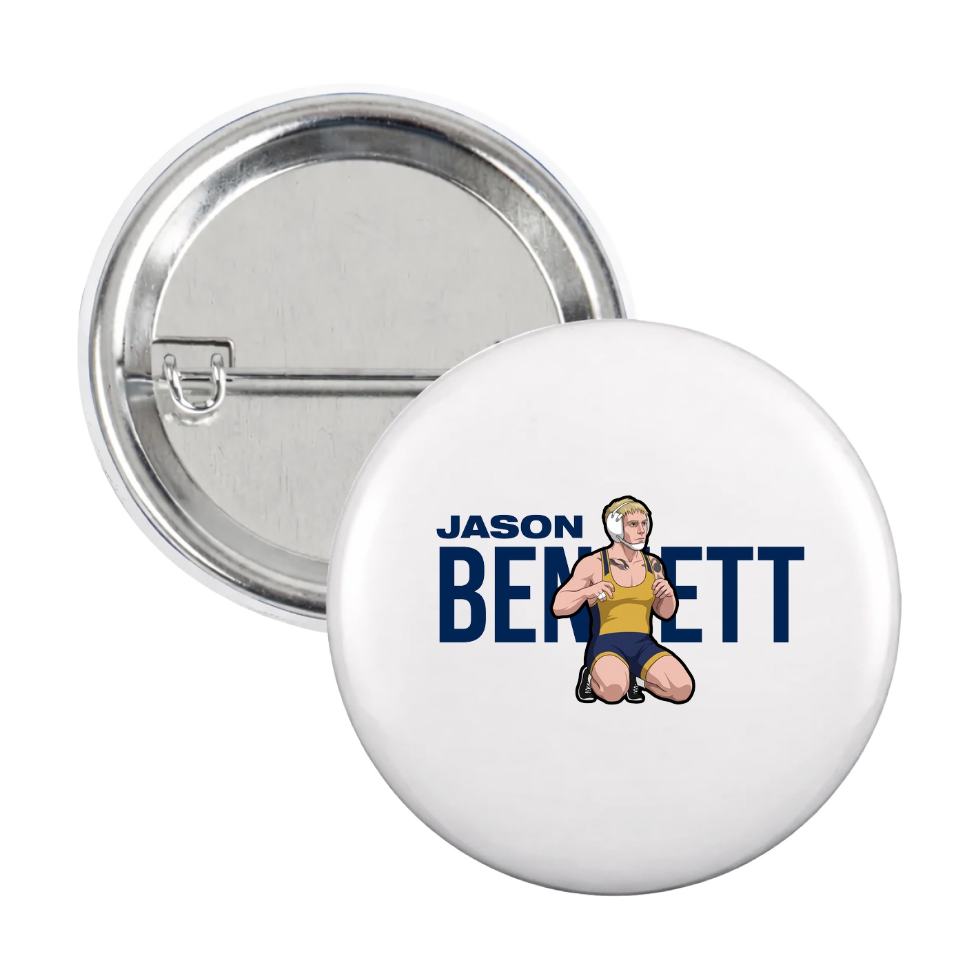 Game Day Button — Player Name in White