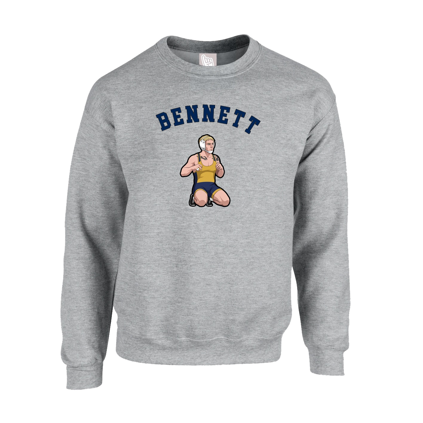 Fleece Crew — Shirsey Arch in Grey
