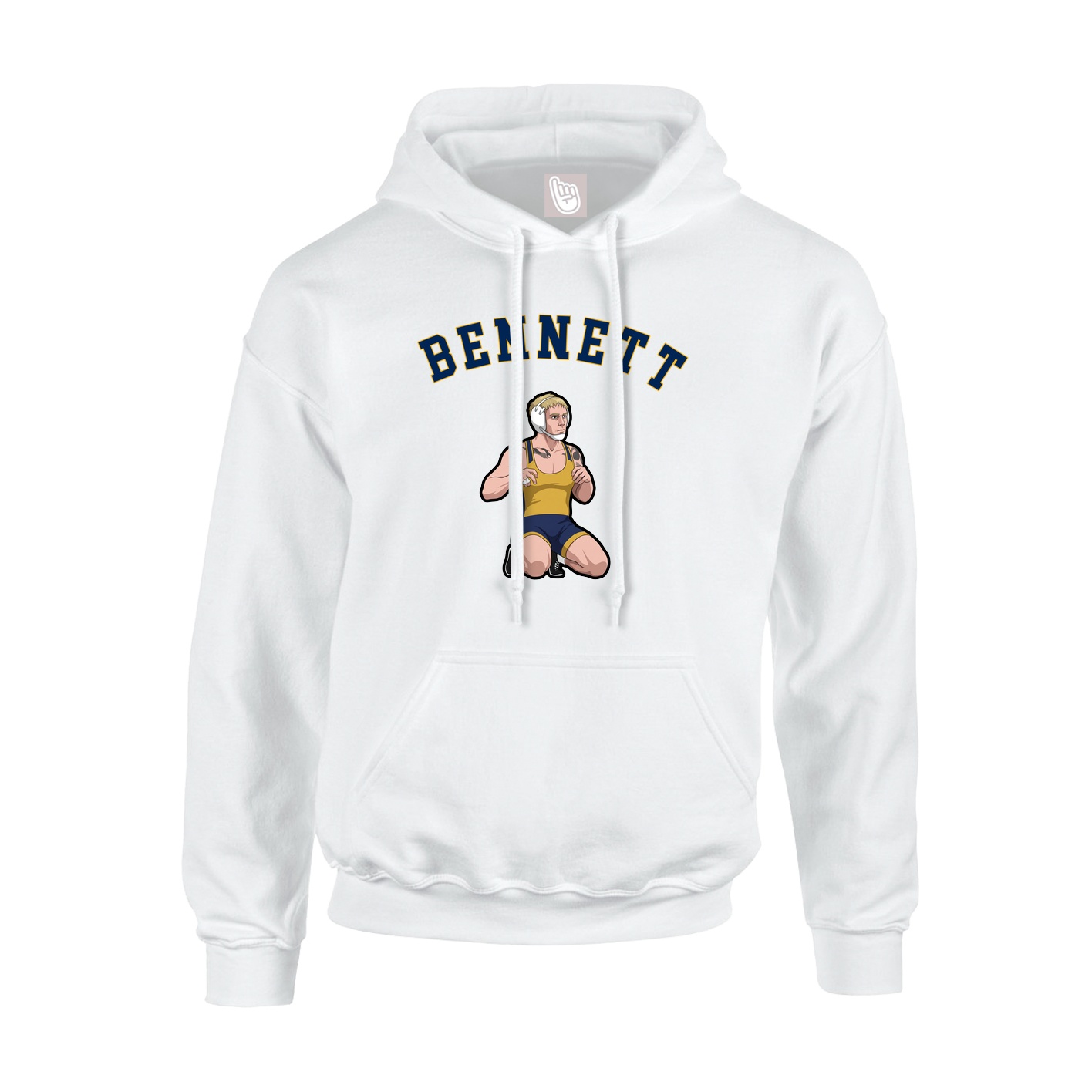 Youth Hoodie — Shirsey Arch in White
