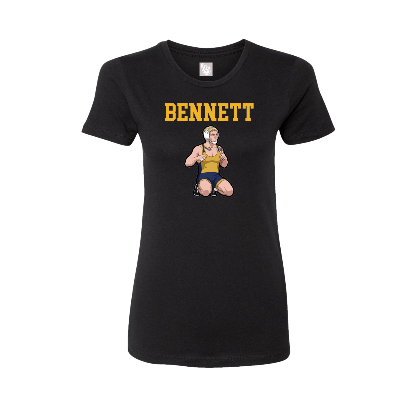 Fitted Women's Tee — Shirsey in Black