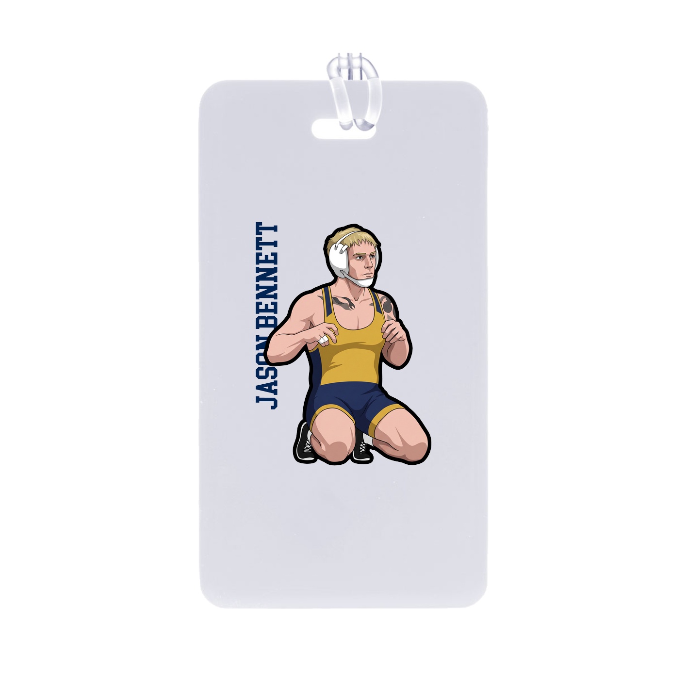 Bag Tag — Name Vertical in Classic