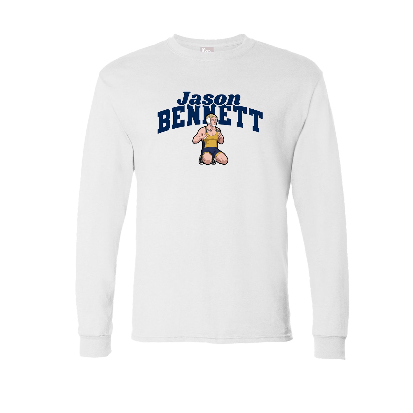 Long Sleeve Tee — Signature Arch in White