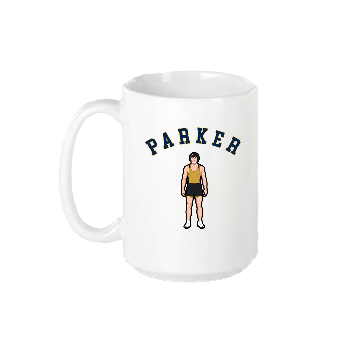 15oz Coffee Mug — Shirsey Arch in White