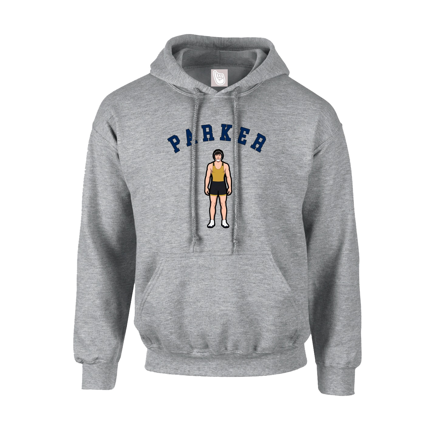 Youth Hoodie — Shirsey Arch in Grey