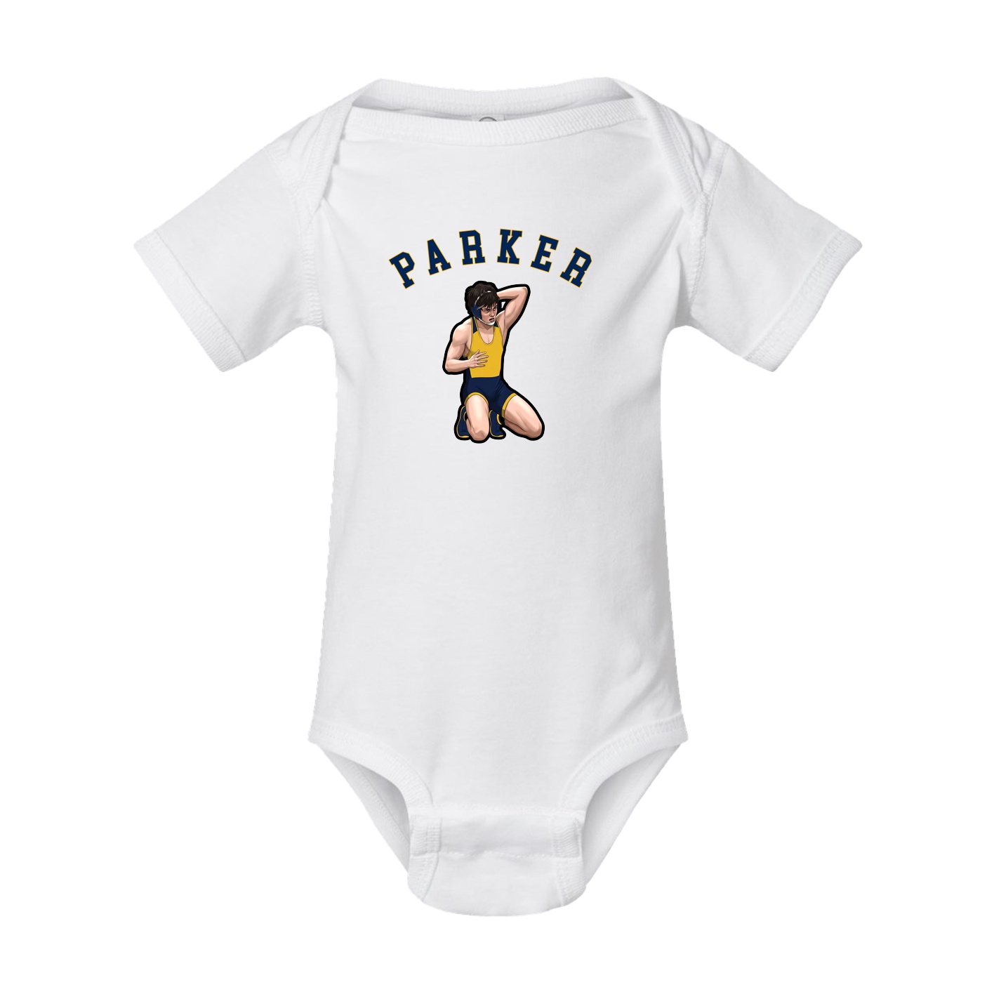 Baby Onesie — Shirsey Arch in White