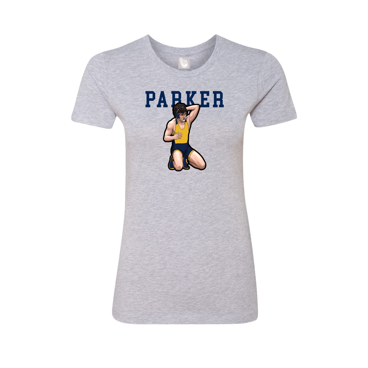 Fitted Women's Tee — Shirsey in Grey