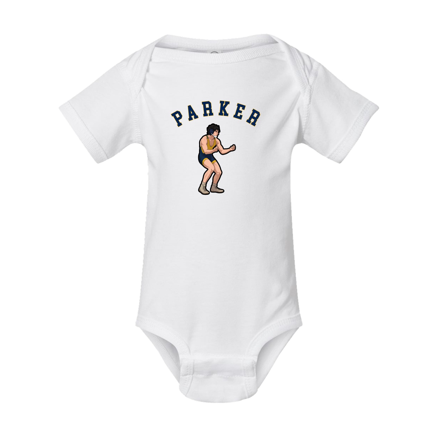 Baby Onesie — Shirsey Arch in White