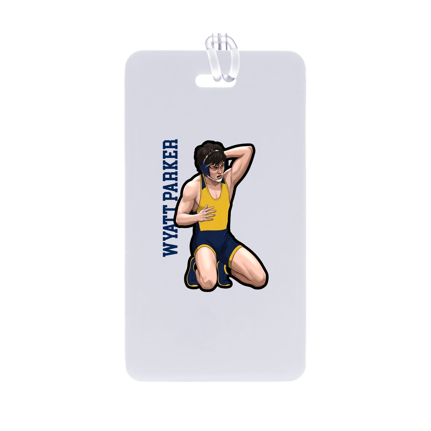 Bag Tag — Name Vertical in Classic