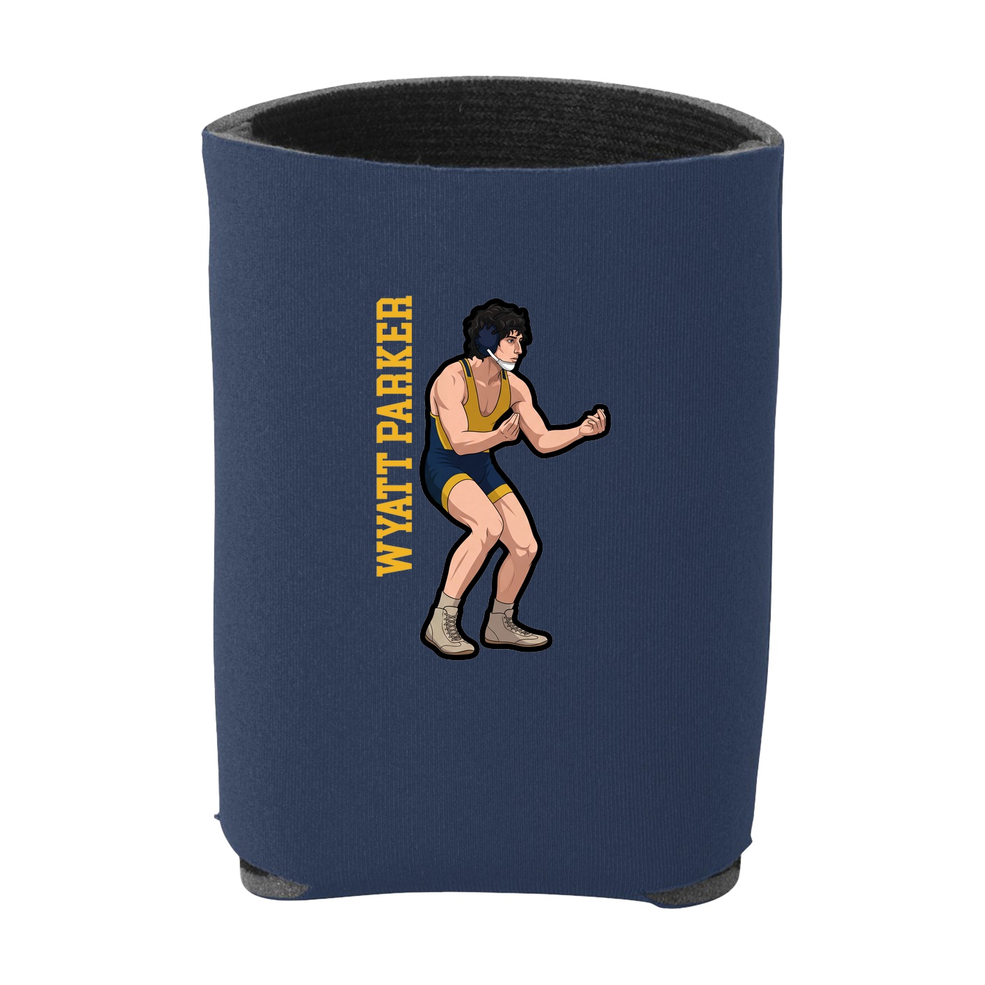 Can Holder — Name Vertical in Navy