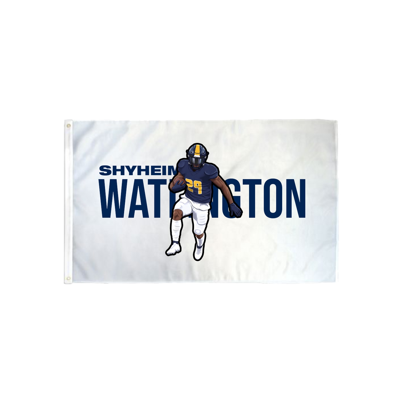 3x5 Flag — Player Name in Classic