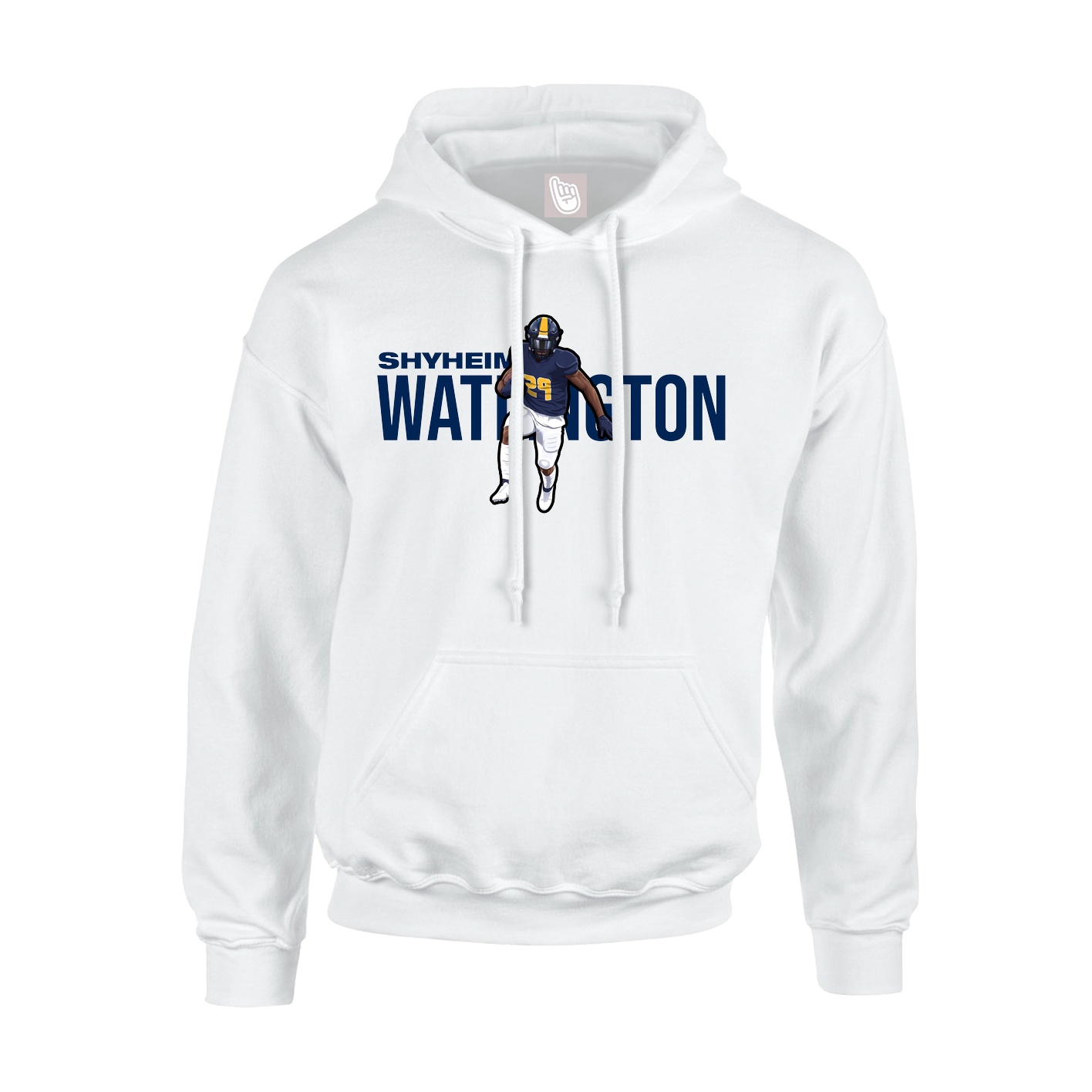 Hoodie — Player Name in White