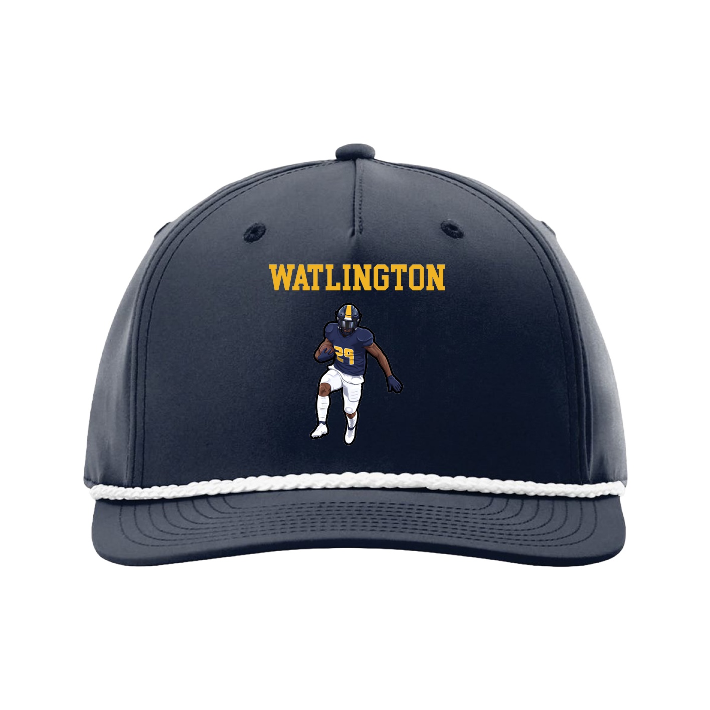 Five-Panel Classic Rope Cap — Shirsey in Navy