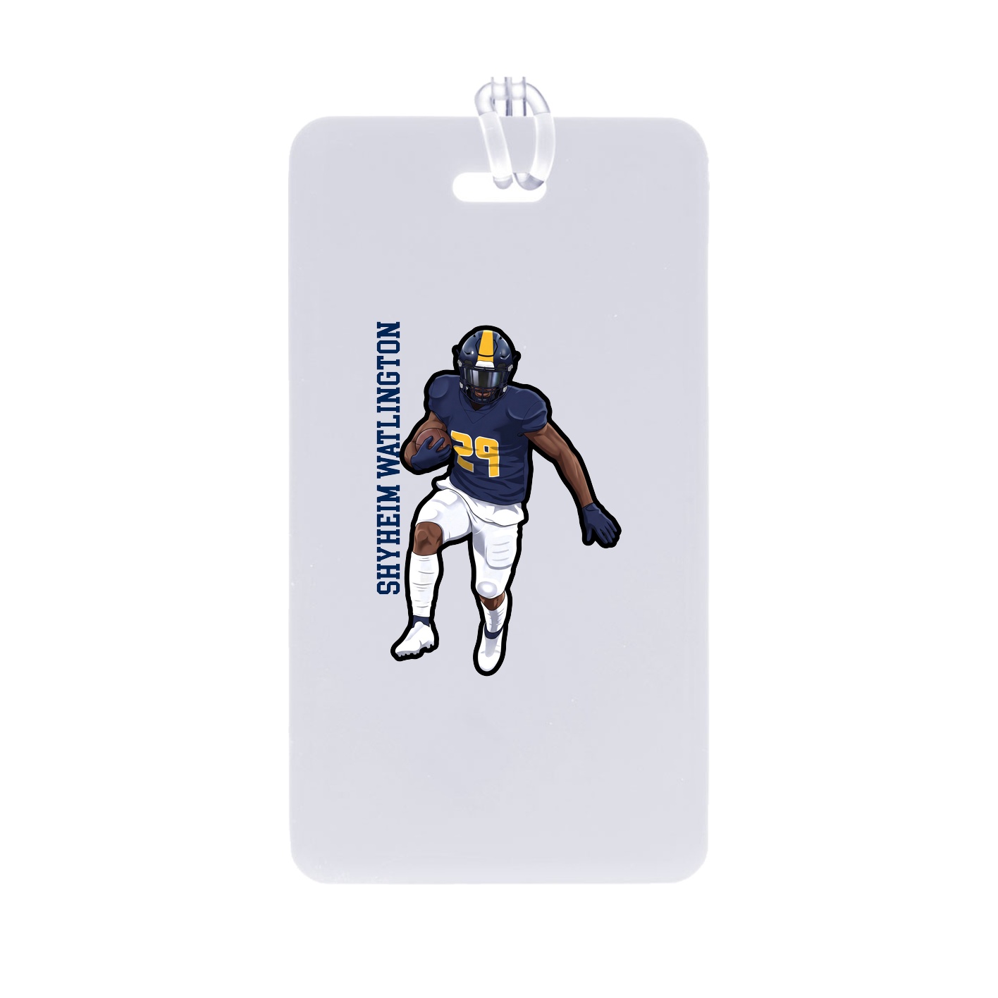 Bag Tag — Name Vertical in Classic