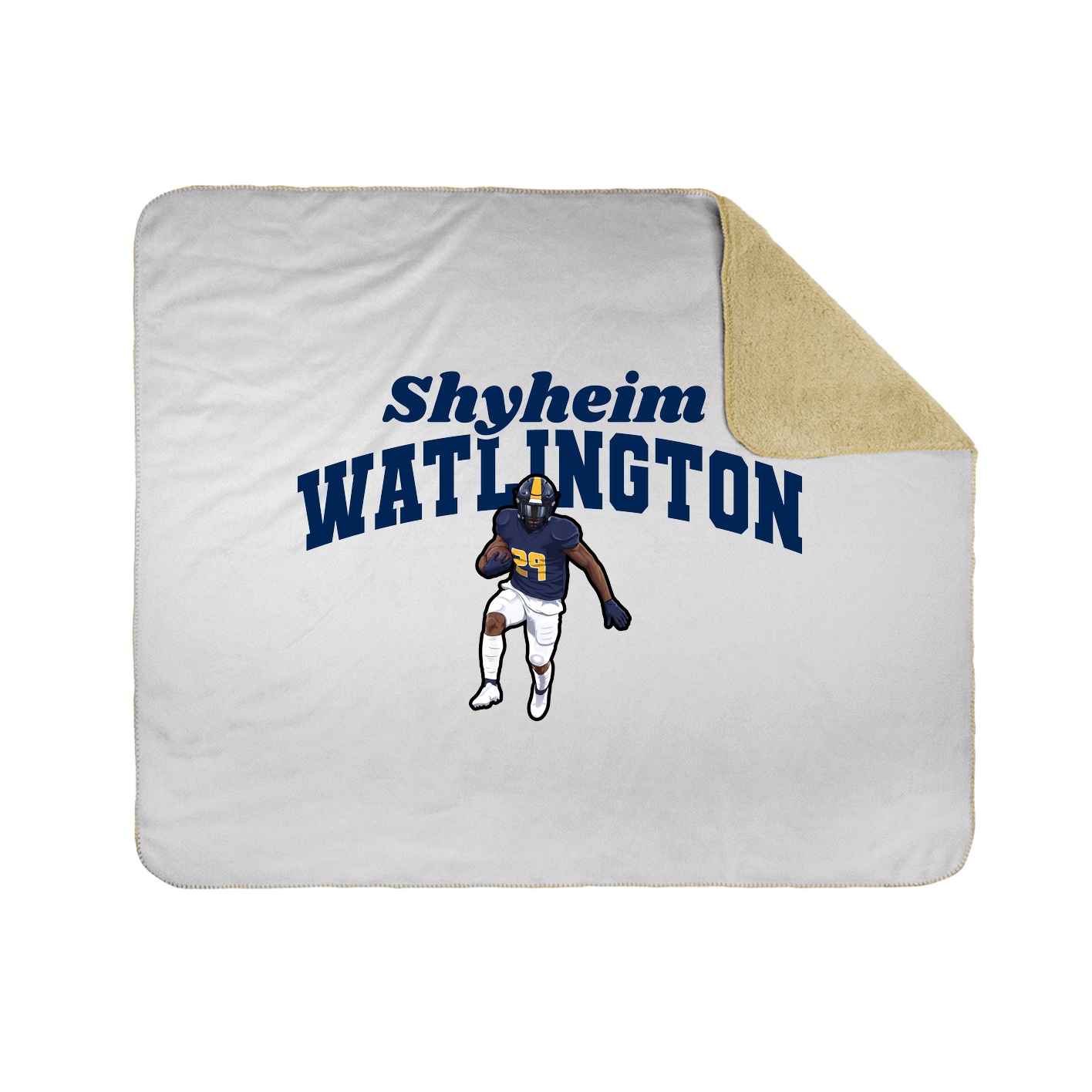 Throw Blanket — Signature Arch in White