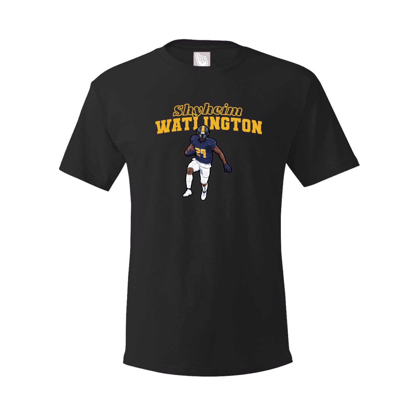 Youth Tee — Name Arch in Black