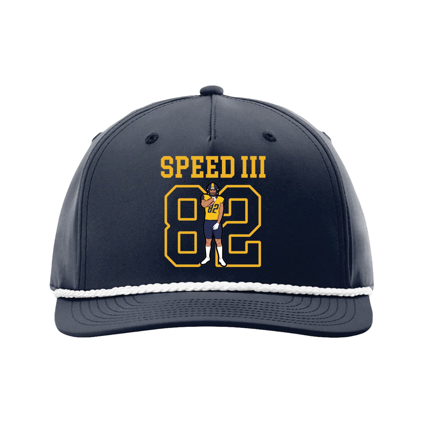 Five-Panel Classic Rope Cap — Shirsey in Navy