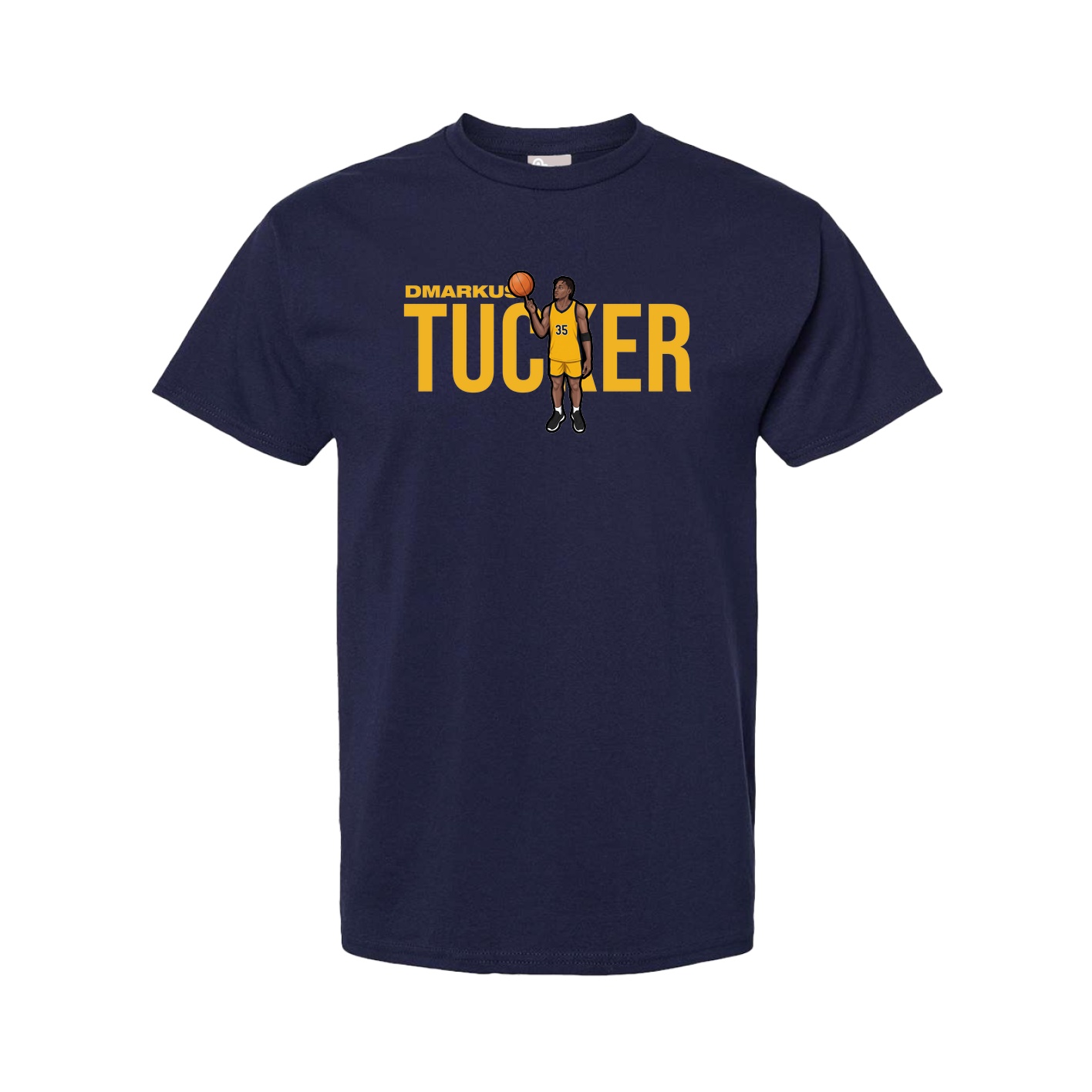 Tee — Player Name in Navy