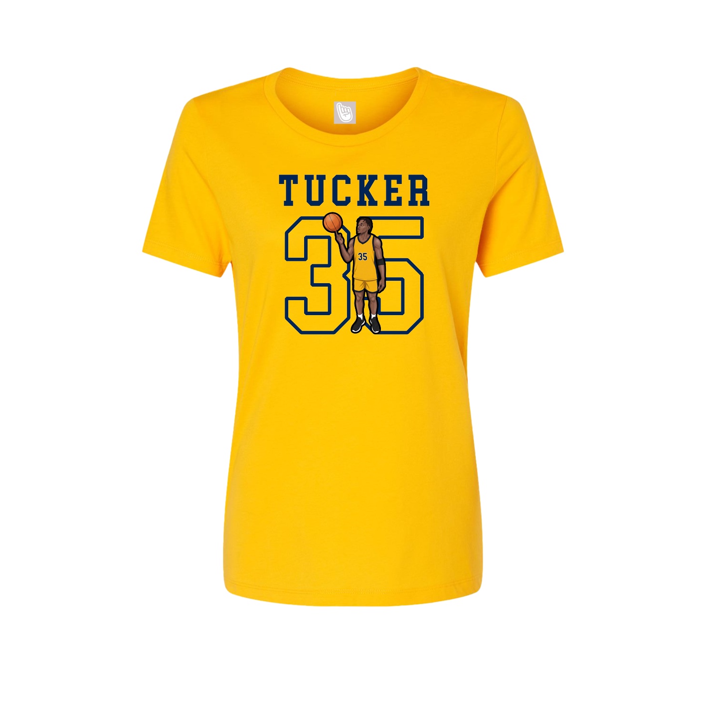 Fitted Women's Tee — Shirsey in Gold