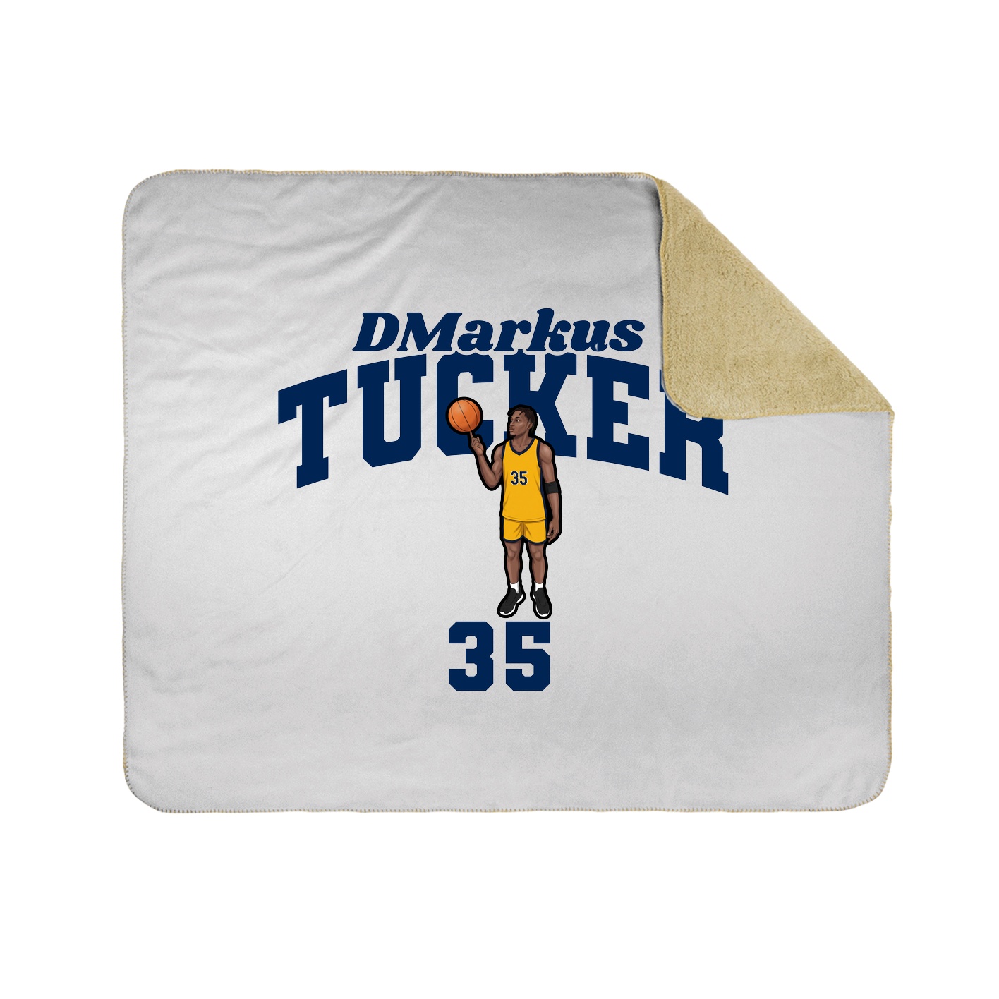 Throw Blanket — Signature Arch in White