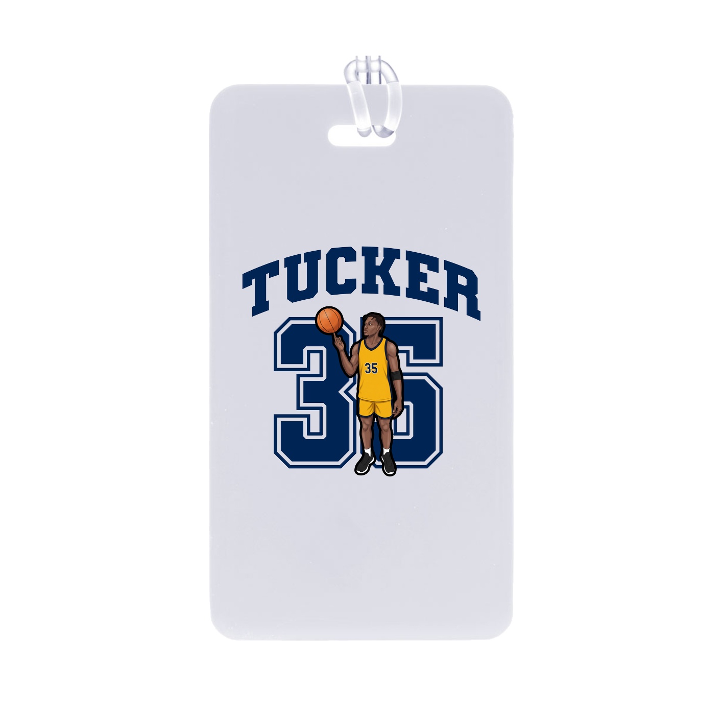 Bag Tag — Number in Classic