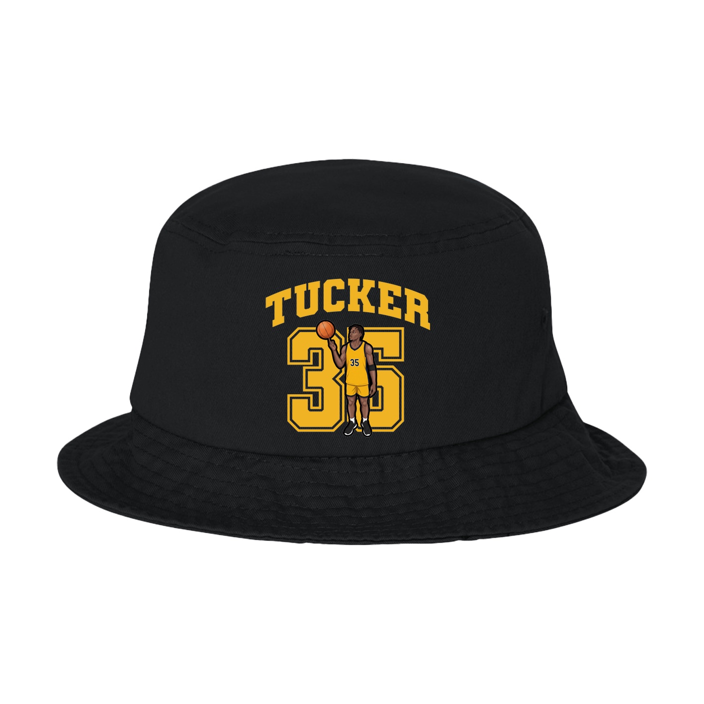 Bucket Cap — Number in Black