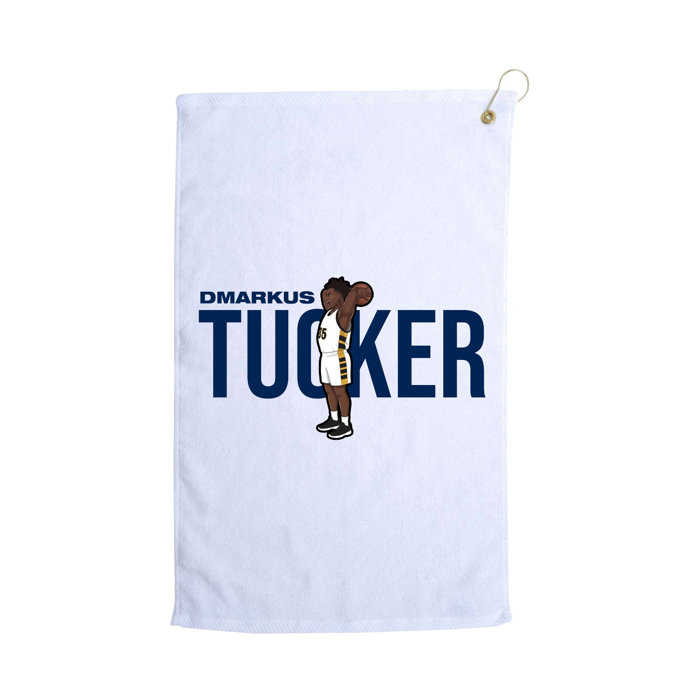 Golf Towel — Player Name in White